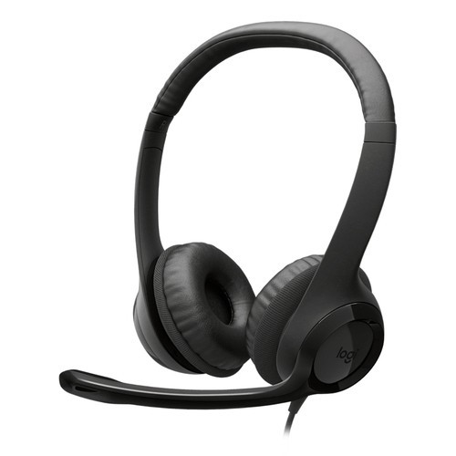 Logitech  casque Avec fil Arceau Appels/Musique USB Type-C Noir - 981-001575