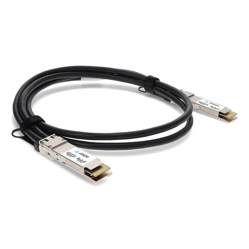 Axiom  câble InfiniBand et à fibres optiques QSFP-DD DAC Noir - CAB-D-D-400G-3M-AX