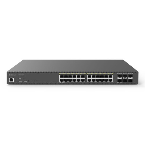 EnGenius  commutateur réseau Géré L2+ 2.5G Ethernet (100/1000/2500) Connexion Ethernet, supportant l'alimentation via ce port (PoE) Noir - ECS2530FP