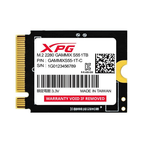 XPG  disque SSD 1 To M.2 PCI Express 4.0 NVMe 3D NAND - SGAMMIXS55-1T-C