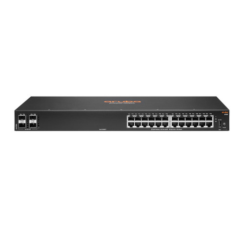 HPE JL678A#B2B – Aruba Networking Aruba 6100 24G 4SFP+ Géré L3 Gigabit Ethernet (10/100/1000) 1U Noir