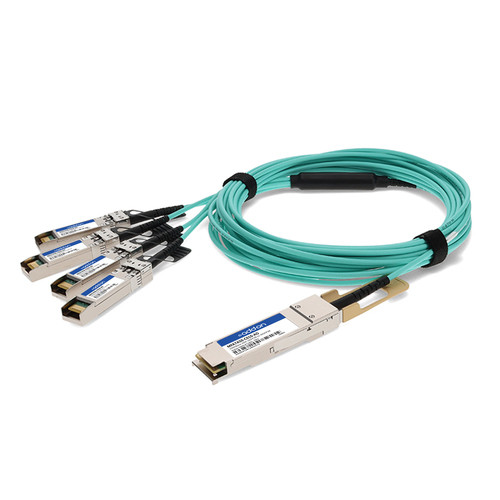 AddOn Networks  câble InfiniBand et à fibres optiques 10 m QSFP28 4x SFP28 AOC Couleur aqua - MFA7A50-C010-AO