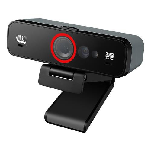 Adesso CyberTrack F1 webcam 2,1 MP 1920 x 1080 pixels USB 2.0 Noir - CYBERTRACK F1