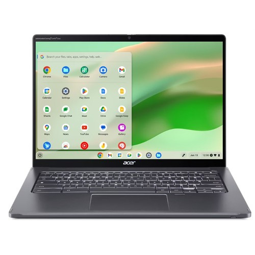 Acer Chromebook Enterprise Spin 714 CP714-2WN-320J Intel® Core™ i3 i3-1315U 35,6 cm (14") Écran tactile Full HD 8 Go LPDDR4x-SDRAM 256 Go SSD Wi-Fi 6E (802.11ax) ChromeOS Gris - NX.KLCAA.004
