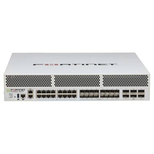 Fortinet FortiGate 3001F pare-feux (matériel) 2U 221 Gbit/s - FG-3001F-DC-BDL-950-36