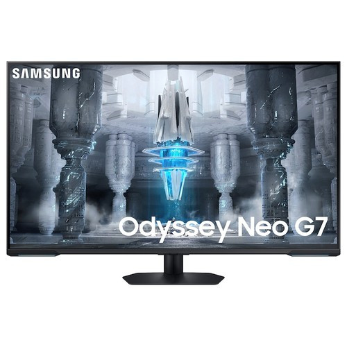 Samsung  écran plat de PC 109,2 cm (43") 3840 x 2160 pixels 4K Ultra HD LCD Noir, Blanc - LS43CG702NNXZA