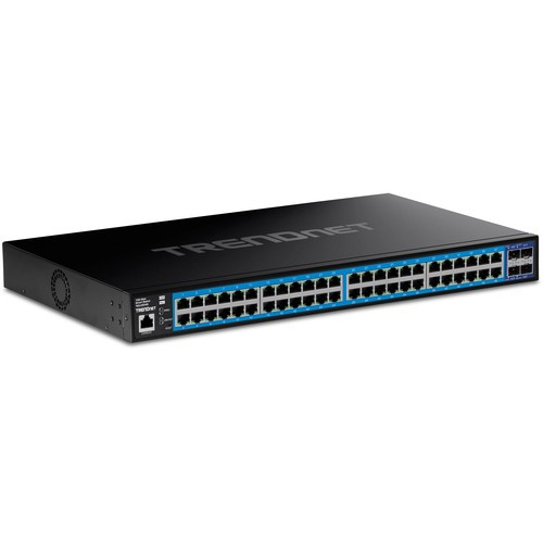 Trendnet  commutateur réseau Géré Gigabit Ethernet (10/100/1000) Noir - TEG-3524S