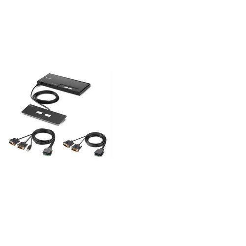 Belkin  commutateur écran, clavier et souris Noir - F1DN202MOD-DD-4
