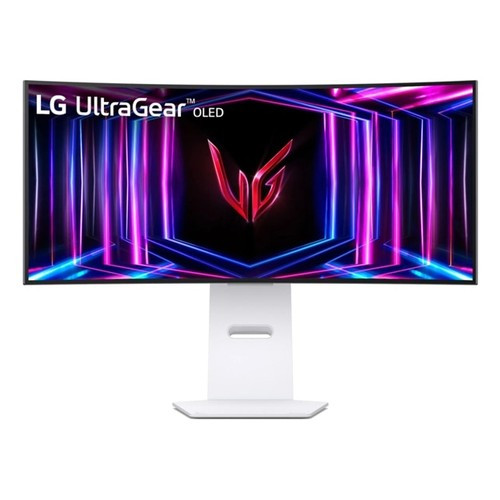 LG  écran plat de PC 86,1 cm (33.9") 3440 x 1440 pixels UltraWide Quad HD OLED Blanc - 34GS95QE-W