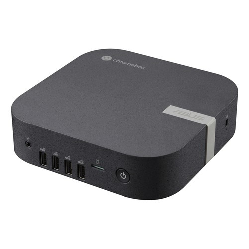 ASUS Chromebox 5a CHROMEBOX5A-SC041UN Intel® Celeron® 7305 4 Go DDR4-SDRAM 128 Go SSD ChromeOS Petit ordinateur de bureau Mini PC Noir - 90MS02X1-M00090