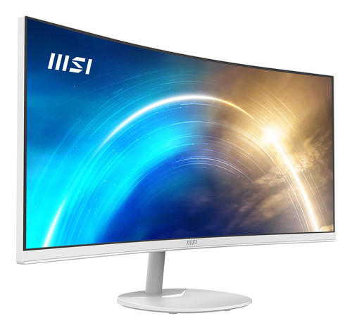 MSI Pro MP341CQW écran plat de PC 86,4 cm (34") 3440 x 1440 pixels UltraWide Quad HD Blanc - PRO MP341CQW