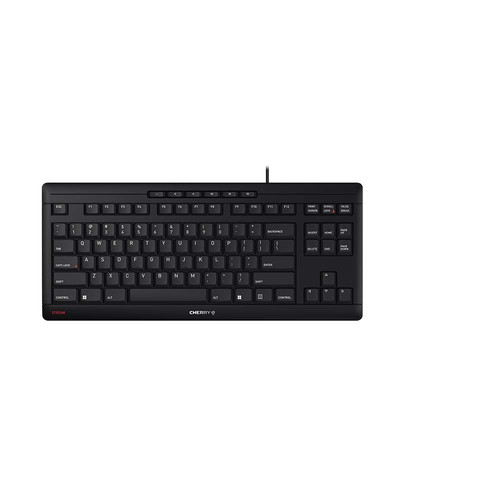 CHERRY JK-8600US-2 – STREAM KEYBOARD TKL clavier Universel USB QWERTY Anglais Noir