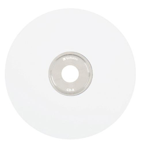 Verbatim CD-R 80MIN 700MB 52X White Thermal Prinable 100pk Spindle 700 Mo 100 pièce(s) - 95253