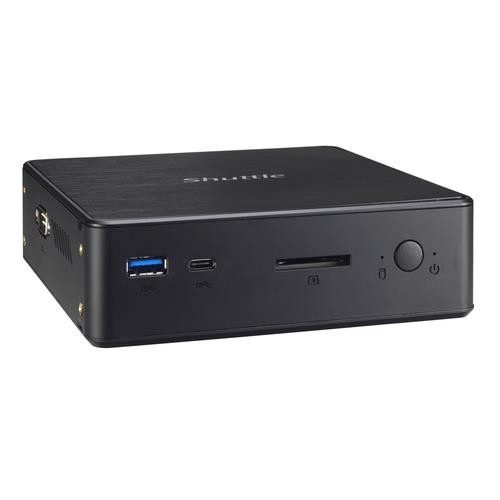 Shuttle Nano PC  , Intel i5-8265U, 1x HDMI, 1x DP, 1x 2.5", 1x M.2, 1x LAN, 1x COM, WiFi, fonctionnement permanent 24/7, attaches VESA - NC10U5