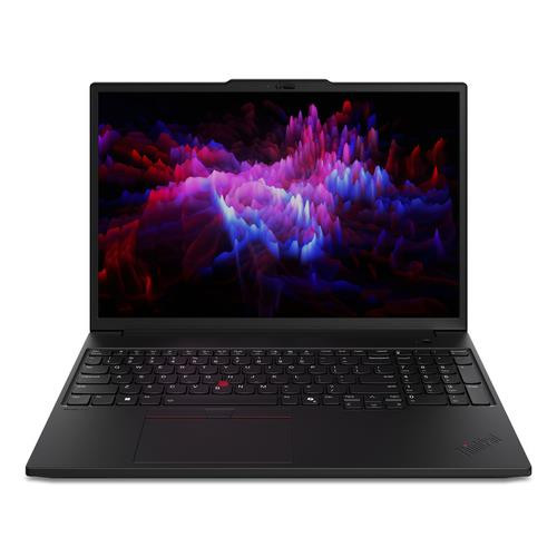 Lenovo ThinkPad P16s Gen 3 (Intel) Intel Core Ultra 7 165H Station de travail mobile 40,6 cm (16") WQUXGA 64 Go DDR5-SDRAM 1 To SSD NVIDIA RTX 500 Ada Wi-Fi 6E (802.11ax) Windows 11 Pro Français Noir - 21KS001FCA