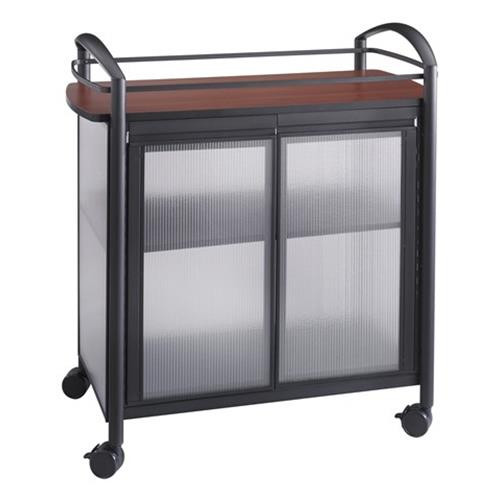 Safco  chariot et support multimédia Noir, Bois Panier multimédia - 8966BL