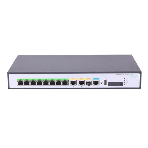 HPE Networking Comware Router 1GbE and Combo 2GbE WAN 8GbE LAN PoE MSR958 - JH301A#B2C