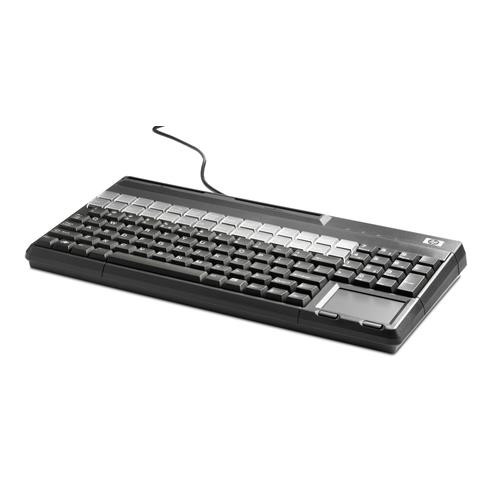 HP POS USB USB Keyboard with MSR clavier Noir - FK218AT#ABA