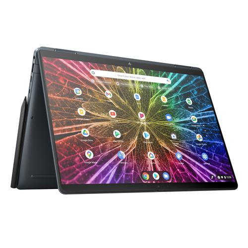 HP Elite Dragonfly Chromebook Enterprise Intel® Core™ i5 i5-1245U 40,6 cm (16") Écran tactile WUXGA 8 Go LPDDR4x-SDRAM 256 Go SSD Wi-Fi 7 (802.11be) ChromeOS Noir - A4ED2UT#ABA