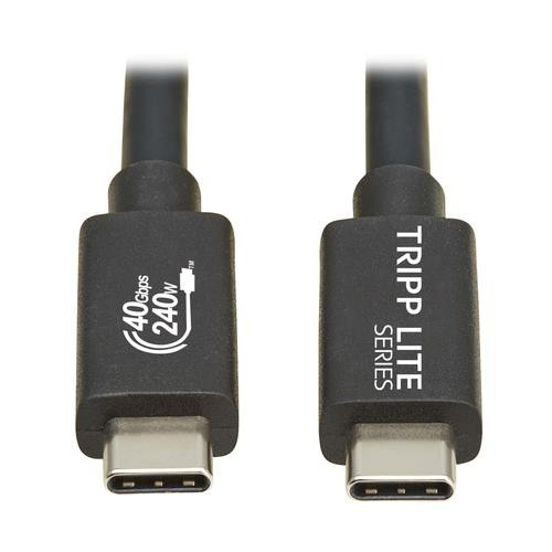 Tripp Lite  câble USB 1,2 m USB C 40 Gbit/s 240 W Noir - U521-1P2M-BK