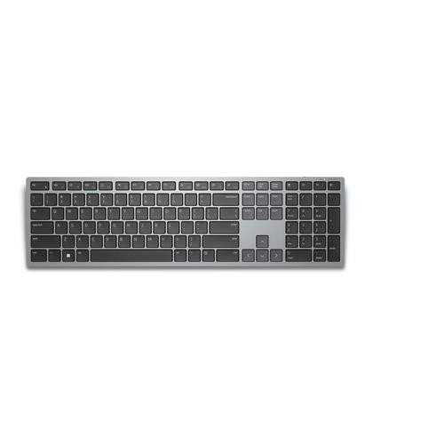 DELL KB700 clavier Bureau RF sans fil + Bluetooth Canadien Gris - KB700-GY-R-FRC