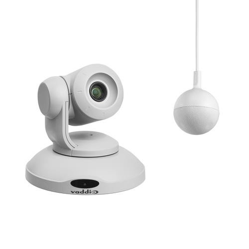 Vaddio ConferenceSHOT AV Video Conferencing Camera - 2.1 Megapixel - 60 fps - White - USB 3.0 - 2.4 99999950800W webcam - 999-99950-800W