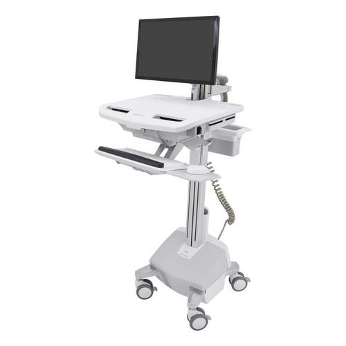 Ergotron  chariot et support multimédia Blanc Ecran plat Panier multimédia - SV42-7202-1