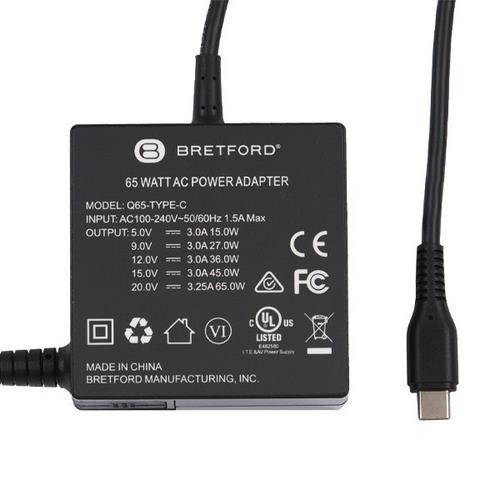 Bretford  chargeur d'appareils mobiles Tablette, Ordinateur portable Noir Secteur Intérieure - PWRADPT-USBC