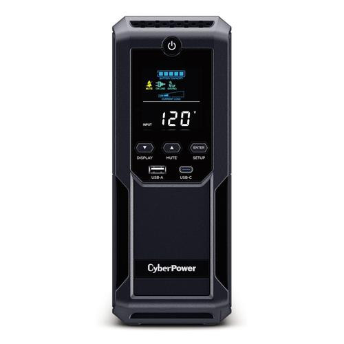 CyberPower LCD  alimentation d'énergie non interruptible Interactivité de ligne 1,5 kVA 900 W 12 sortie(s) CA - BRG1500AVRLCD2