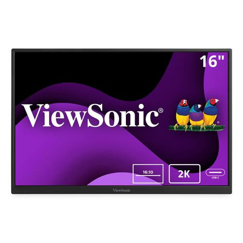 Viewsonic VG Series  écran plat de PC 40,6 cm (16") 2560 x 1600 pixels WQXGA LED Argent - VG1656-2K