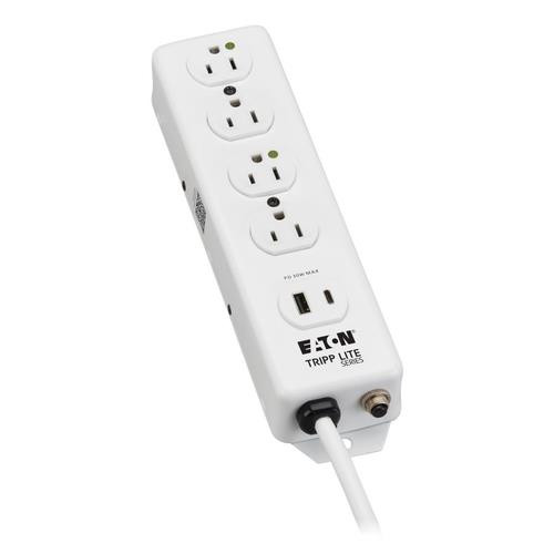 Eaton  protection surtension Blanc 4 sortie(s) CA 120 V - PS-415-HGUSB