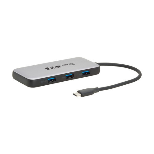 Eaton  hub & concentrateur USB Type-C 10000 Mbit/s Noir, Gris - U444-06N-H4U3CS