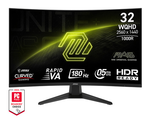 MSI  écran plat de PC 80 cm (31.5") 2560 x 1440 pixels Wide Quad HD Noir - MAG 325CQF