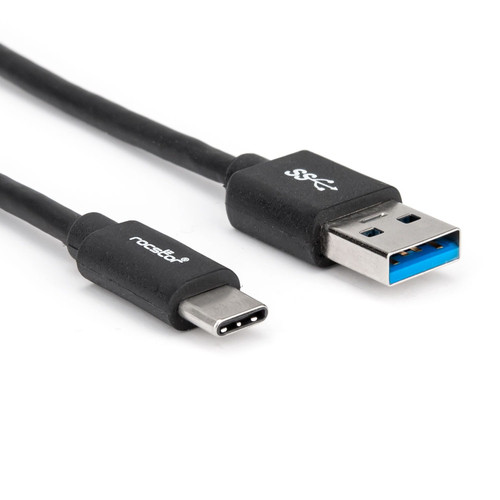 Rocstor  câble USB USB 3.2 Gen 1 (3.1 Gen 1) 1,8 m USB A USB C Noir - Y10C279-B1