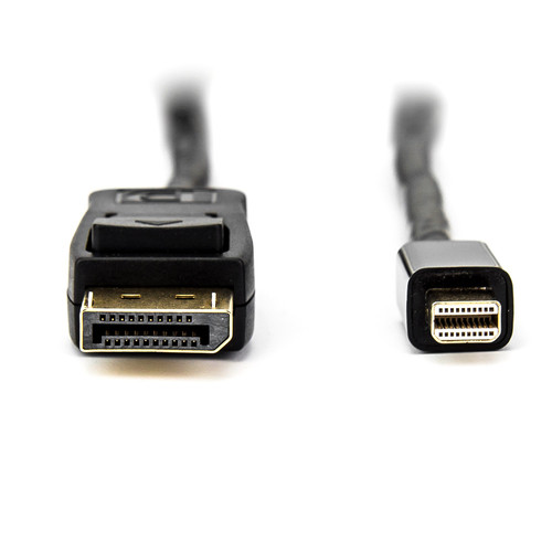 Rocstor  câble vidéo et adaptateur 1,8 m Mini DisplayPort DisplayPort Noir - Y10C165-B1