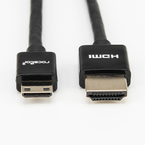 Rocstor  câble HDMI 1,8 m HDMI Type C (Mini) HDMI Type A (Standard) Noir - Y10C250-B1