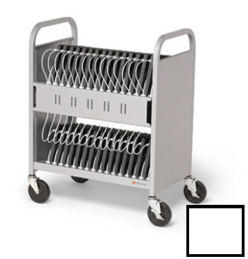 Bretford CUBE Transport Cart Pro Classe mobile de charge et de gestion Blanc - TVCTPD32PS-AW