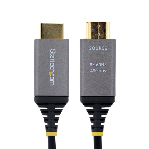 StarTech.com Câble Optique Actif Hybride (AOC) HDMI 2.1 de 10m, CMP Plenum, 8K 60Hz, 48 Gbps, Câble HDMI 2.1/2.0 Certifié Ultra Haut Débit - 8K-A-10M-HDMI-CABLE