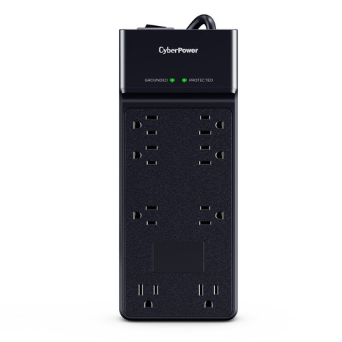 CyberPower  protection surtension Noir 8 sortie(s) CA 125 V 1,8 m - CSB806R1