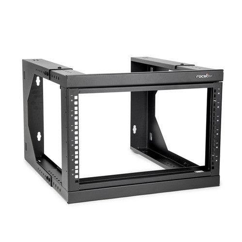 Rocstor  étagère 6U Rack monté sur le mur Noir - Y10E097-B1
