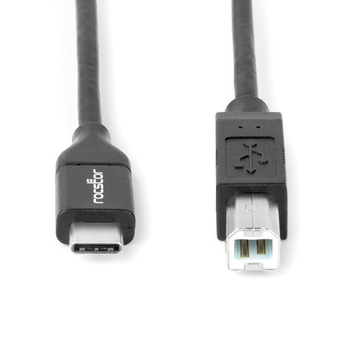 Rocstor  câble USB USB 2.0 1,8 m USB C USB B Noir - Y10C278-B1