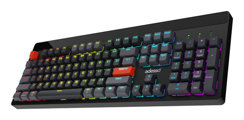 Adesso EasyTouch 1300 clavier maison/bureau USB + RF Wireless + Bluetooth QWERTY Anglais américain Noir, Gris - EASYTOUCH 1300