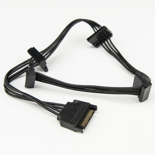Rocstor  câble SATA SATA 15 broches Noir - Y10C224-B1