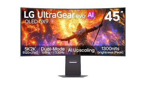 LG  écran plat de PC 114,3 cm (45") 5120 x 2160 pixels 5K Ultra HD OLED Noir - 45GX950B-B