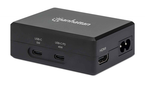 Manhattan  station d'accueil USB 3.2 Gen 1 (3.1 Gen 1) Type-C Noir - 130554