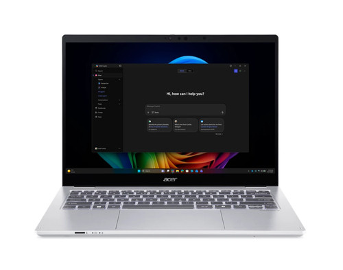 Acer TravelMate P4 TMP414RN-56-578M Copilot+ PC Intel Core Ultra 5 325 Ordinateur portable 35,6 cm (14") Écran tactile WQXGA+ 16 Go DDR5-SDRAM 512 Go SSD Wi-Fi 7 (802.11be) Windows 11 Pro Argent - NX.BXAAA.002