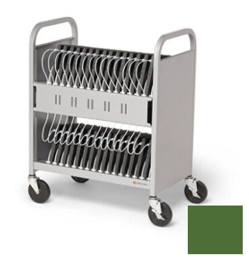 Bretford CUBE Transport Cart Pro Classe mobile de charge et de gestion Vert - TVCTPD16PS-GRA