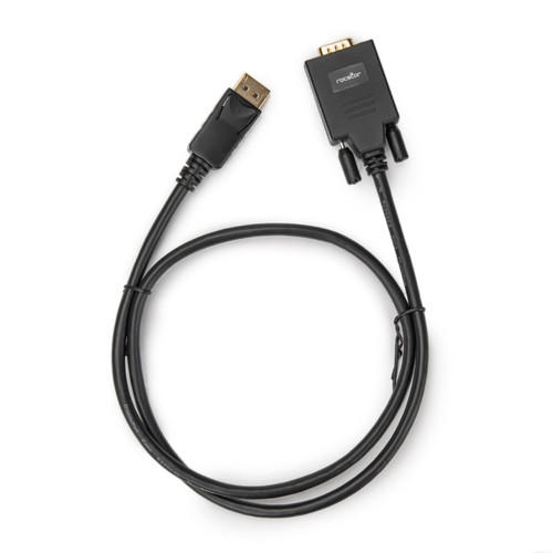 Rocstor  câble vidéo et adaptateur 1 m DisplayPort VGA (D-Sub) Noir - Y10C482-B1
