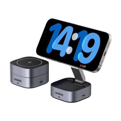 Ugreen  chargeur d'appareils mobiles Casques, Smartphone Gris Secteur, USB Recharge sans fil Charge rapide Intérieure - 35278