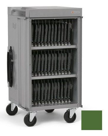 Bretford CUBE Cart Slim Classe mobile de charge et de gestion Vert - TVCS42USBCSC-GRA